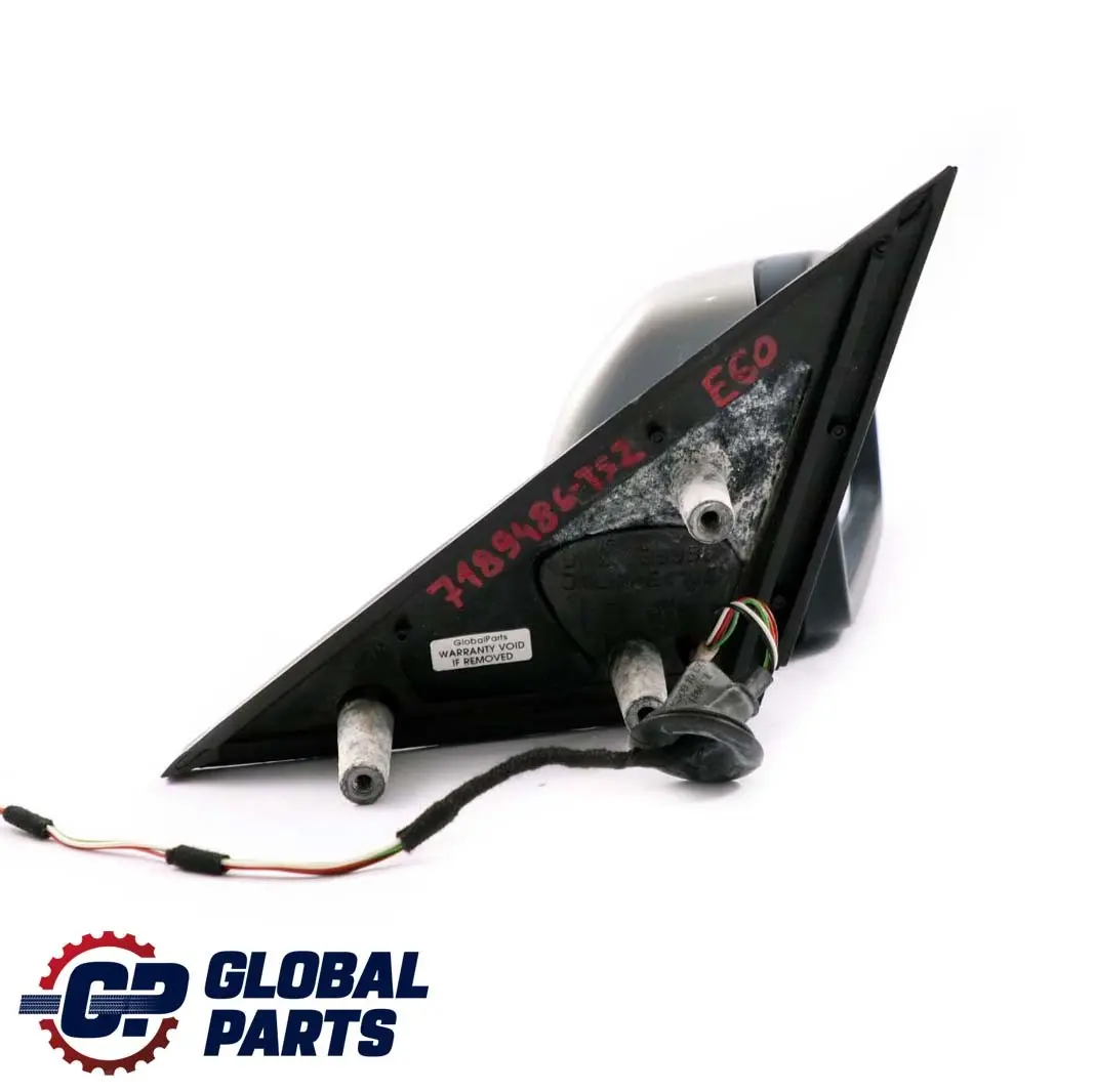 BMW 5 Series 2 E60 E61 Heated Right Wing Mirror O/S Titansilber Titanium Silver - SKU rhd-7189486-TS2 - Part number 7189486