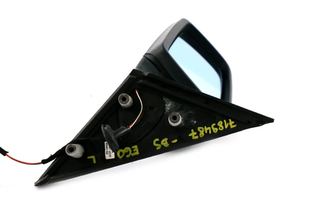 Heated Left Wing Mirror N/S Black Sapphire Metallic 475 to BMW 5 Series E60 E61 with Part number 7189487 BMW 5 Series E60 E61 Heated Left Wing Mirror N/S Black Sapphire Metallic 475 - SKU rhd-7189487-BS - Part number 7189487
