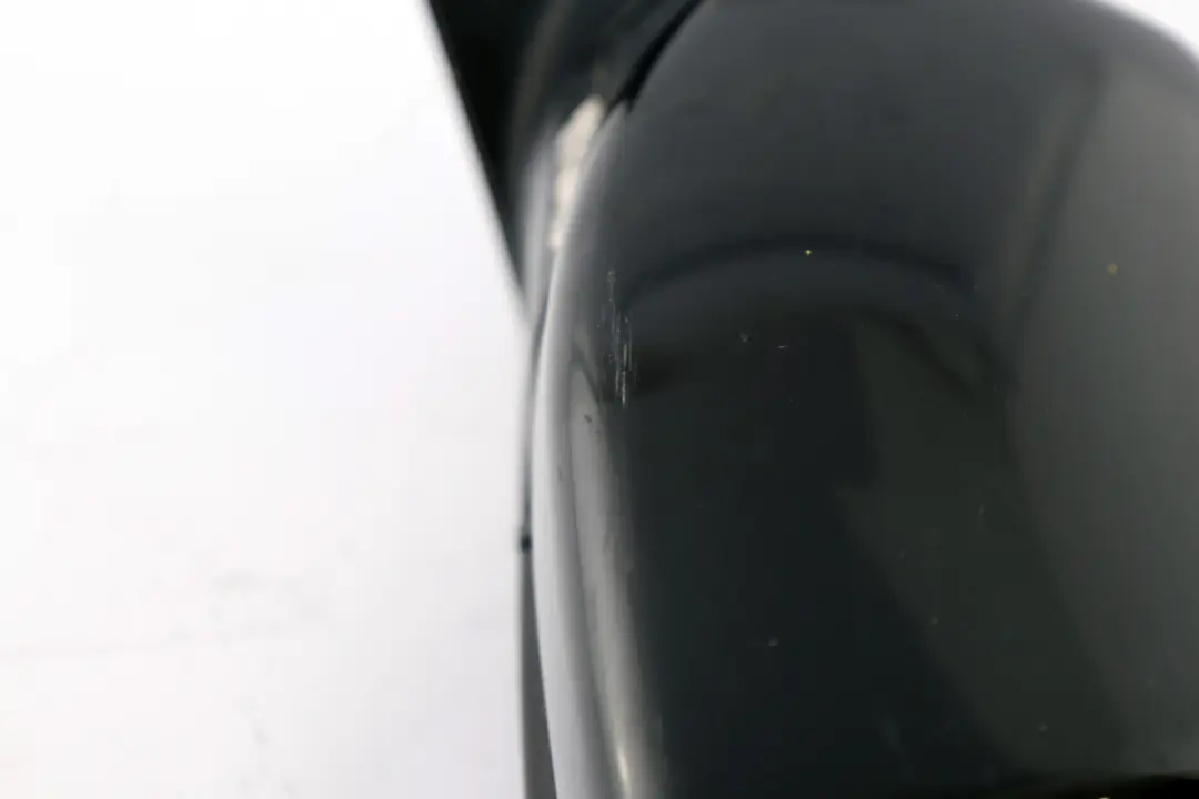 BMW 5 Series E60 E61 Heated Left Wing Mirror N/S Black Sapphire Metallic 475 - SKU rhd-7189487-BS - Part number 7189487