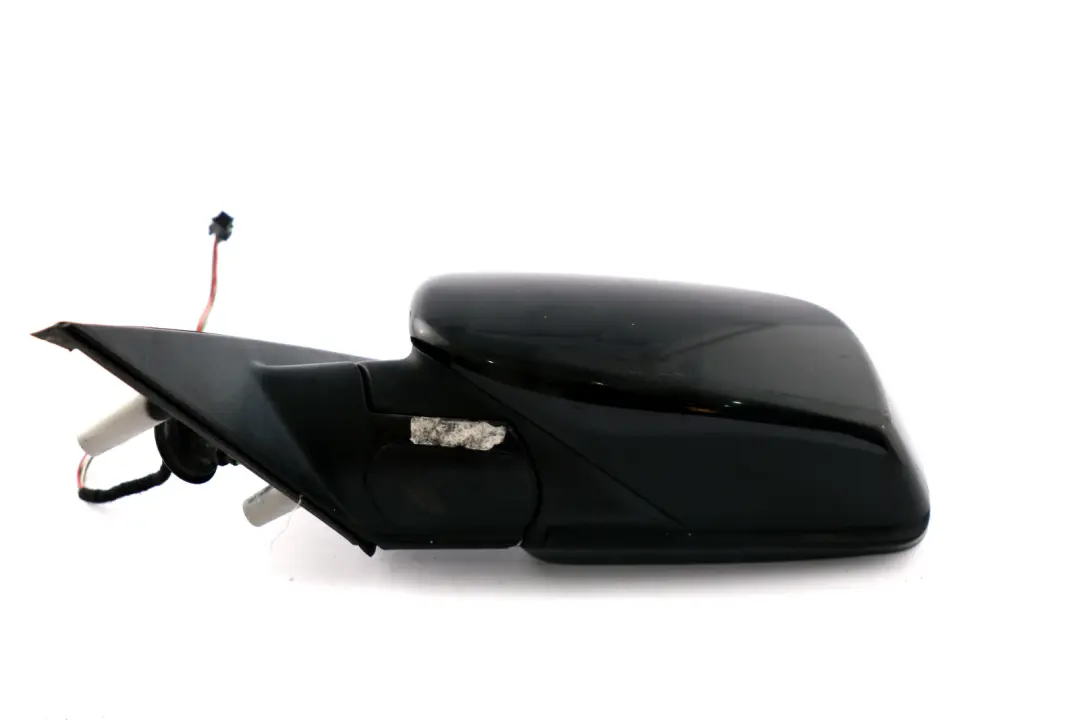 BMW 5 Series E60 E61 Heated Left Wing Mirror N/S Black Sapphire Metallic 475 - SKU rhd-7189487-BS - Part number 7189487
