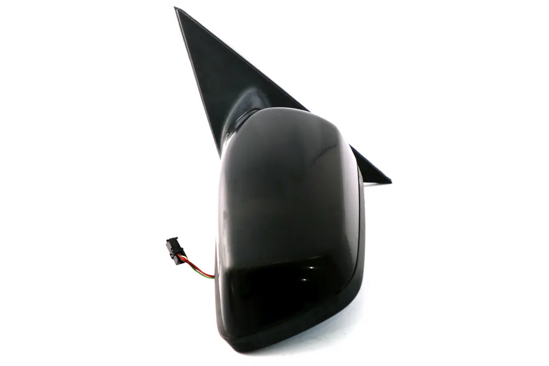 BMW 5 Series 1 E60 E61 Heated Left Wing Mirror N/S Black Sapphire Metallic 475 - SKU rhd-7189487-BS1 - Part number 7189487