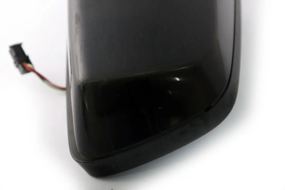 BMW 5 Series 1 E60 E61 Heated Left Wing Mirror N/S Black Sapphire Metallic 475 - SKU rhd-7189487-BS1 - Part number 7189487