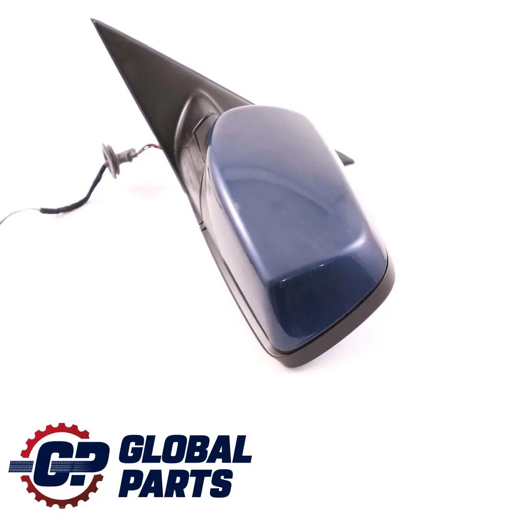 BMW 5 Series E60 E61 Heated Left Wing Mirror N/S Mysticblau Blue Metallic - A07 - SKU rhd-7189487-MYS - Part number 7189487