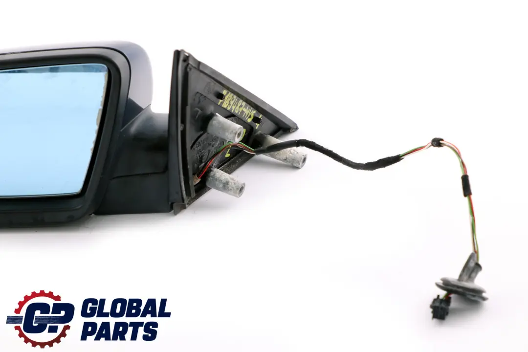 BMW 5 Series 4 E60 E61 Heated Left Wing Mirror N/S Mysticblau Metallic Blue - SKU rhd-7189487-MYS4 - Part number 7189487