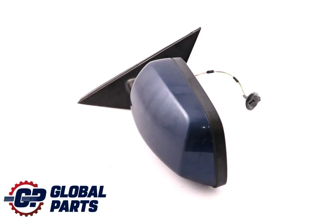 Heated Left Wing Mirror N/S Mysticblau Metallic Blue to BMW 5 Series 4 E60 E61 with Part number 7189487 BMW 5 Series 4 E60 E61 Heated Left Wing Mirror N/S Mysticblau Metallic Blue - SKU rhd-7189487-MYS4 - Part number 7189487