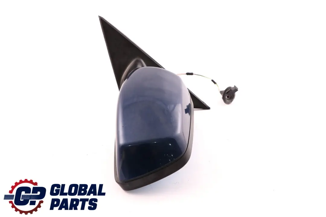 Heated Left Wing Mirror N/S Mysticblau Metallic Blue to BMW 5 Series 4 E60 E61 with Part number 7189487 BMW 5 Series 4 E60 E61 Heated Left Wing Mirror N/S Mysticblau Metallic Blue - SKU rhd-7189487-MYS4 - Part number 7189487