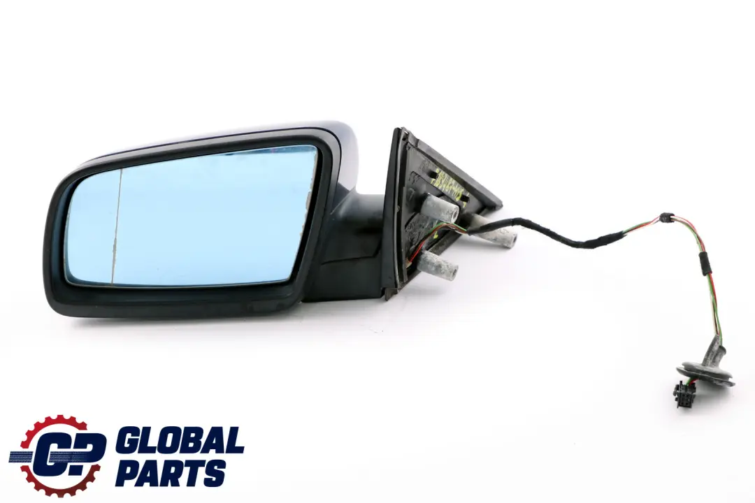 BMW 5 Series 4 E60 E61 Heated Left Wing Mirror N/S Mysticblau Metallic Blue - SKU rhd-7189487-MYS4 - Part number 7189487