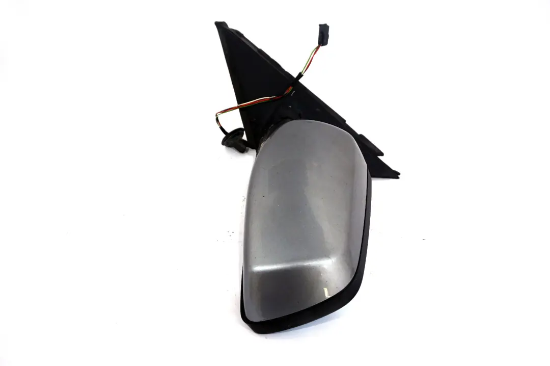 BMW 5 Series E60 E61 Heated Left Wing Mirror N/S Silbergrau Silver Grey - SKU rhd-7189487-SBG - Part number 7189487