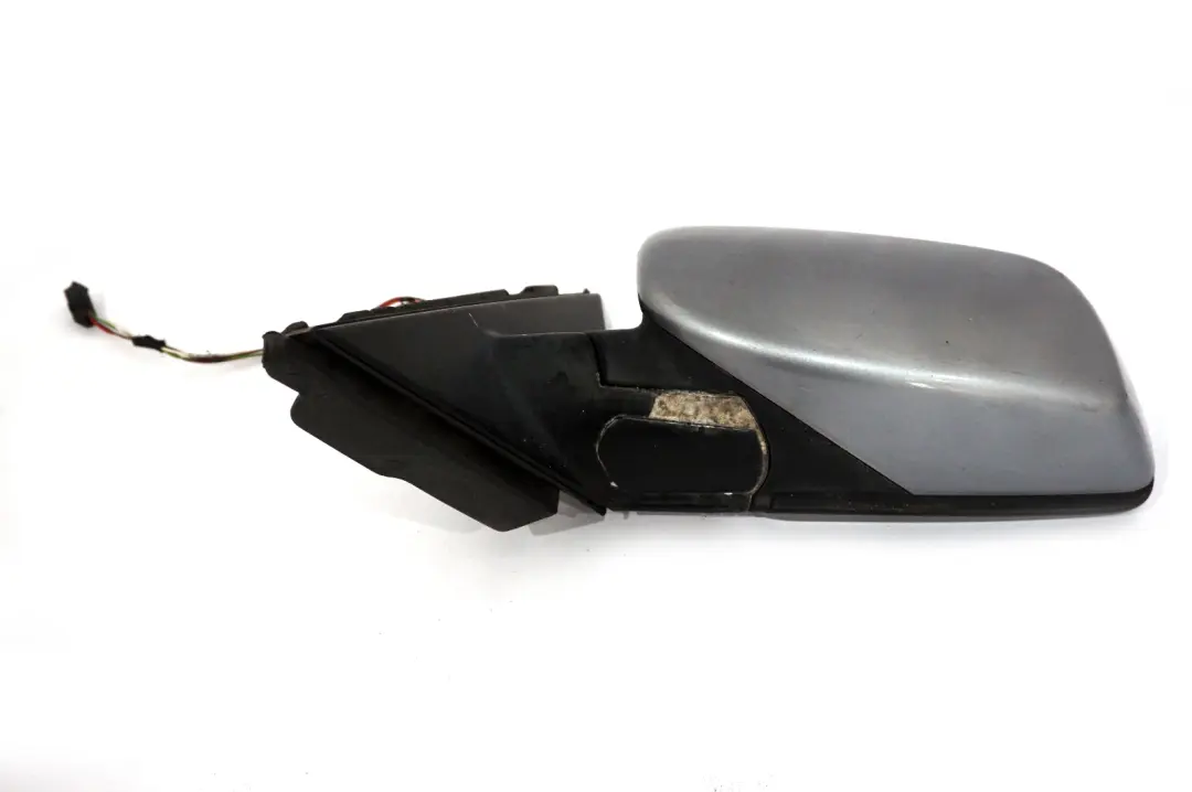 BMW 5 Series E60 E61 Heated Left Wing Mirror N/S Silbergrau Silver Grey - SKU rhd-7189487-SBG - Part number 7189487