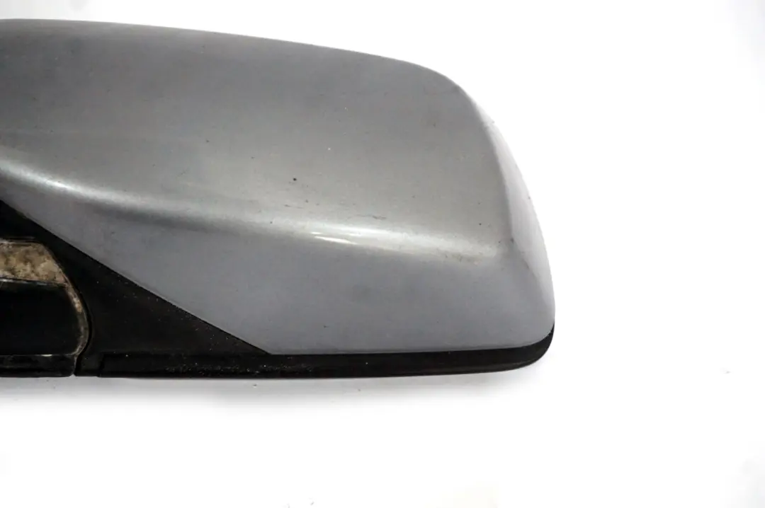 BMW 5 Series E60 E61 Heated Left Wing Mirror N/S Silbergrau Silver Grey - SKU rhd-7189487-SBG - Part number 7189487