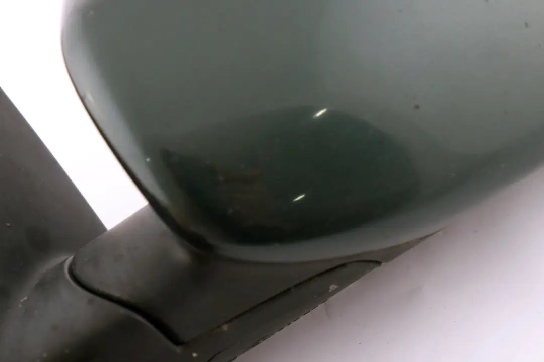 BMW 5 Series E60 E61 LCI Heated Left Wing Mirror N/S Tiefgruen Deep Green - A43 - SKU rhd-7189573-TG - Part number 7189573