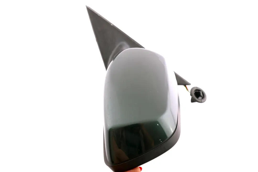 BMW 5 Series E60 E61 LCI Heated Left Wing Mirror N/S Tiefgruen Deep Green - A43 - SKU rhd-7189573-TG - Part number 7189573