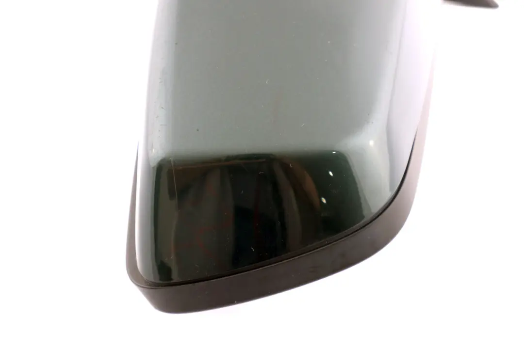 Heated Left Wing Mirror N/S Tiefgruen Deep Green - A43 to BMW 5 Series E60 E61 LCI with Part number 7189573 BMW 5 Series E60 E61 LCI Heated Left Wing Mirror N/S Tiefgruen Deep Green - A43 - SKU rhd-7189573-TG - Part number 7189573