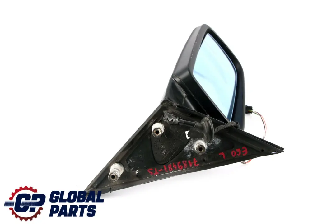 BMW 5 Series E60 E61 Heated Left Wing Mirror N/S Titansilber Titanium Silver - SKU rhd-7189487-TS - Part number 7189487