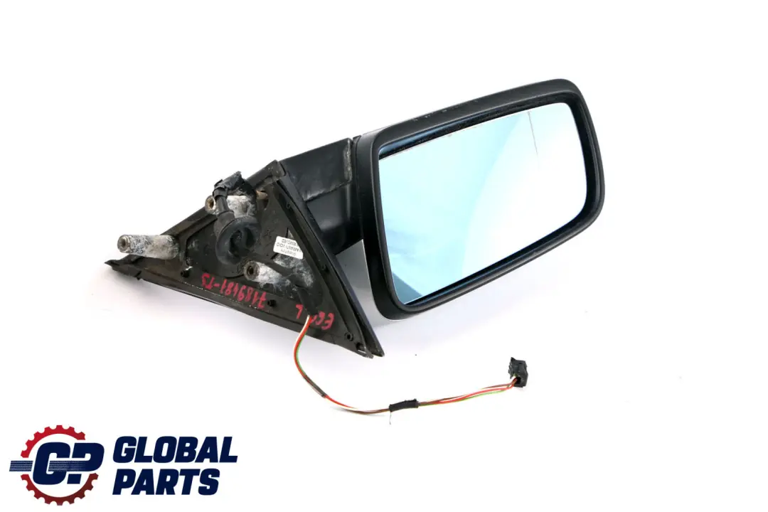 BMW 5 Series E60 E61 Heated Left Wing Mirror N/S Titansilber Titanium Silver - SKU rhd-7189487-TS - Part number 7189487