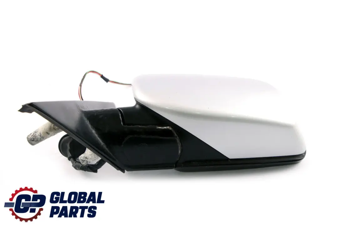 BMW 5 Series E60 E61 Heated Left Wing Mirror N/S Titansilber Titanium Silver - SKU rhd-7189487-TS - Part number 7189487