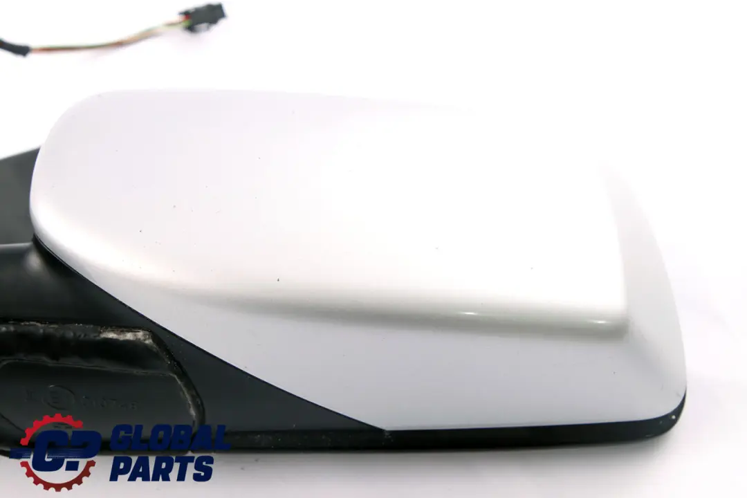 BMW 5 Series E60 E61 Heated Left Wing Mirror N/S Titansilber Titanium Silver - SKU rhd-7189487-TS - Part number 7189487