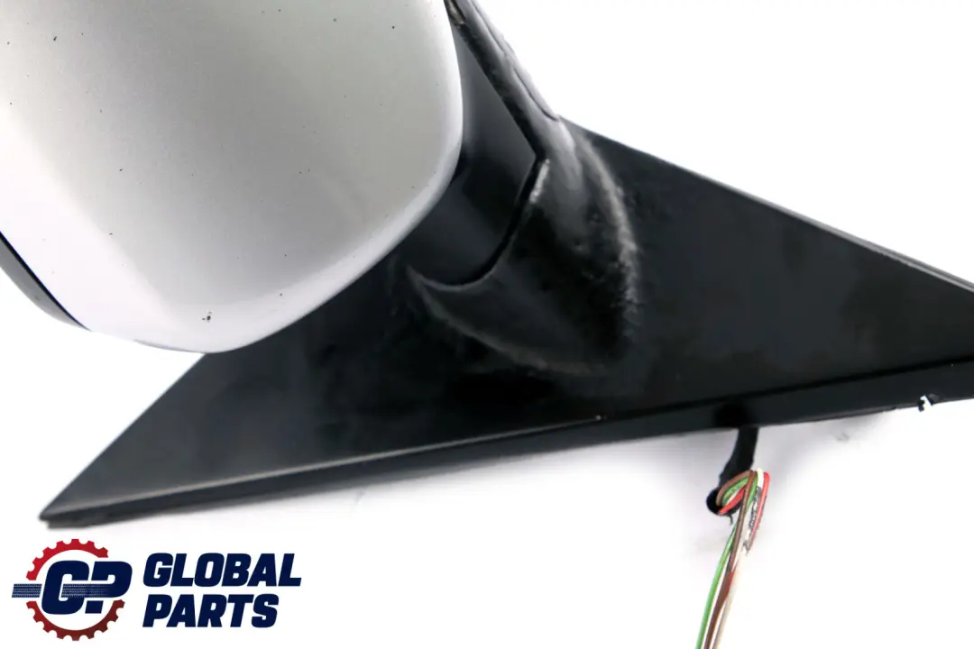 BMW 5 Series E60 E61 Heated Left Wing Mirror N/S Titansilber Titanium Silver - SKU rhd-7189487-TS - Part number 7189487