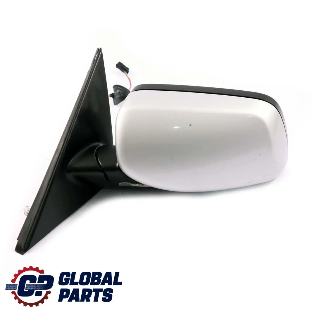 BMW 5 Series 2 E60 E61 Heated Left Wing Mirror N/S Titansilber Titanium Silver - SKU rhd-7189487-TS2 - Part number 7189487