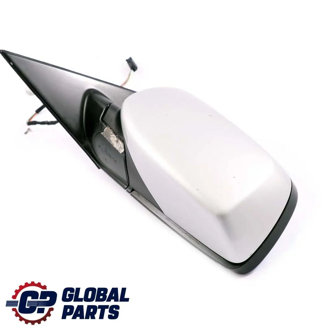 BMW 5 Series 2 E60 E61 Heated Left Wing Mirror N/S Titansilber Titanium Silver - SKU rhd-7189487-TS2 - Part number 7189487