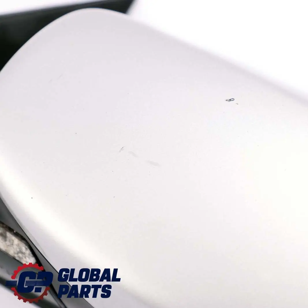 BMW 5 Series 2 E60 E61 Heated Left Wing Mirror N/S Titansilber Titanium Silver - SKU rhd-7189487-TS2 - Part number 7189487