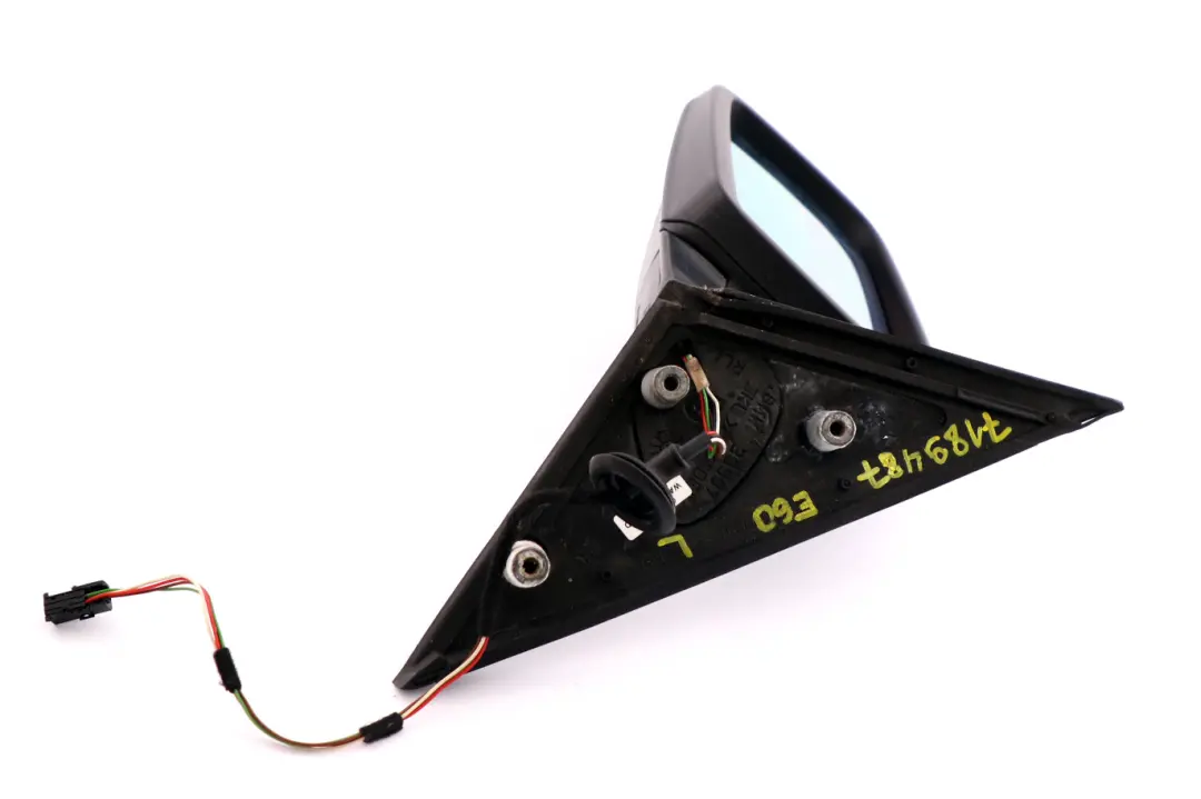 BMW 5 Series E60 E61 Heated Left Wing Mirror Without Cover N/S - SKU rhd-7189487 - Part number 7189487