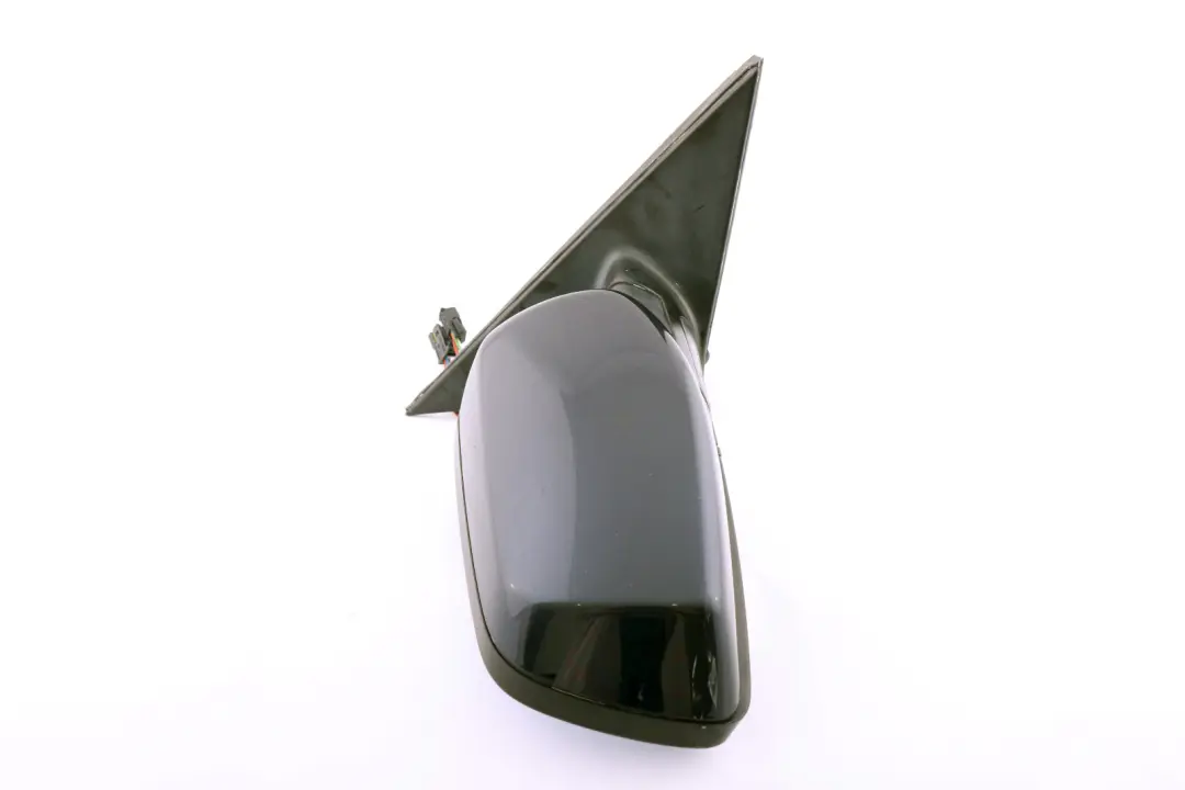 BMW 5 Series E60 E61 Heated Right Wing Mirror O/S Orientblau Orient Blue - SKU rhd-7189490-OB - Part number 7189490
