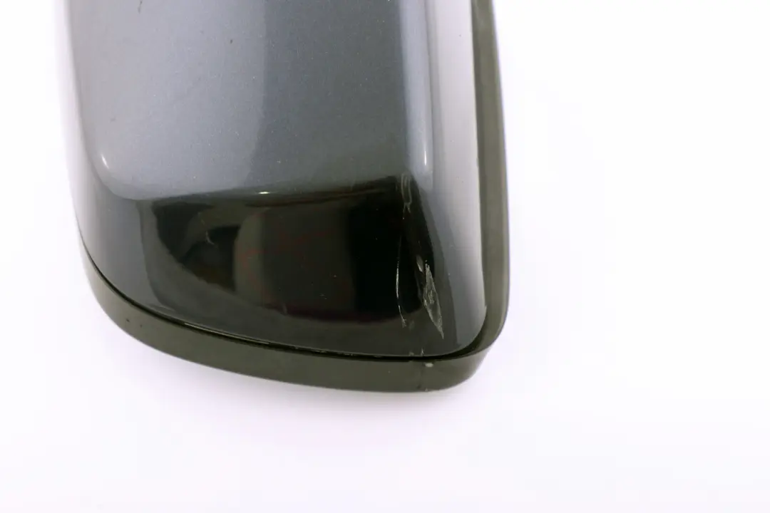 BMW 5 Series E60 E61 Heated Right Wing Mirror O/S Orientblau Orient Blue - SKU rhd-7189490-OB - Part number 7189490