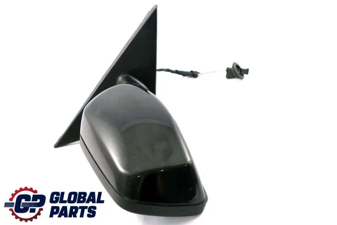 BMW 5 Series E60 E61 Heated Right Wing Mirror O/S Black Sapphire - SKU rhd-7189494-BS - Part number 7189494