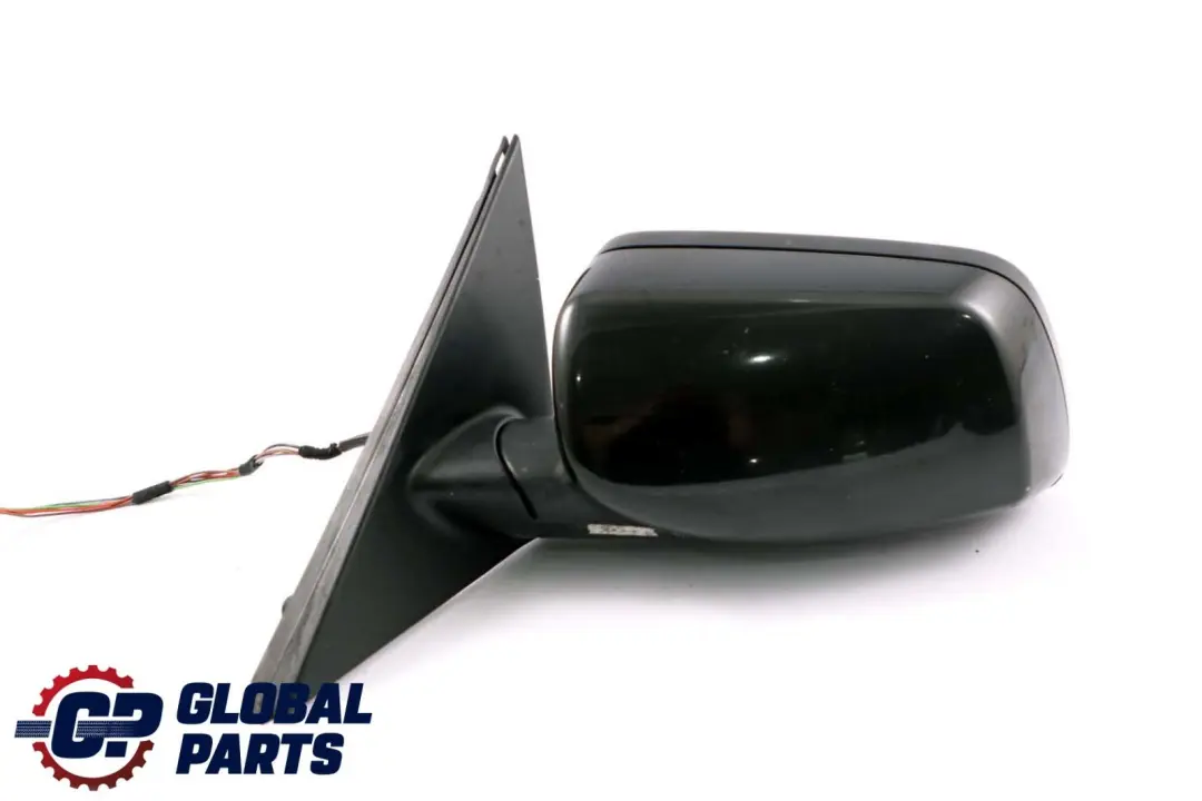 BMW 5 Series E60 E61 Heated Left Wing Mirror N/S Black Sapphire - SKU rhd-7189495-BS - Part number 7189495