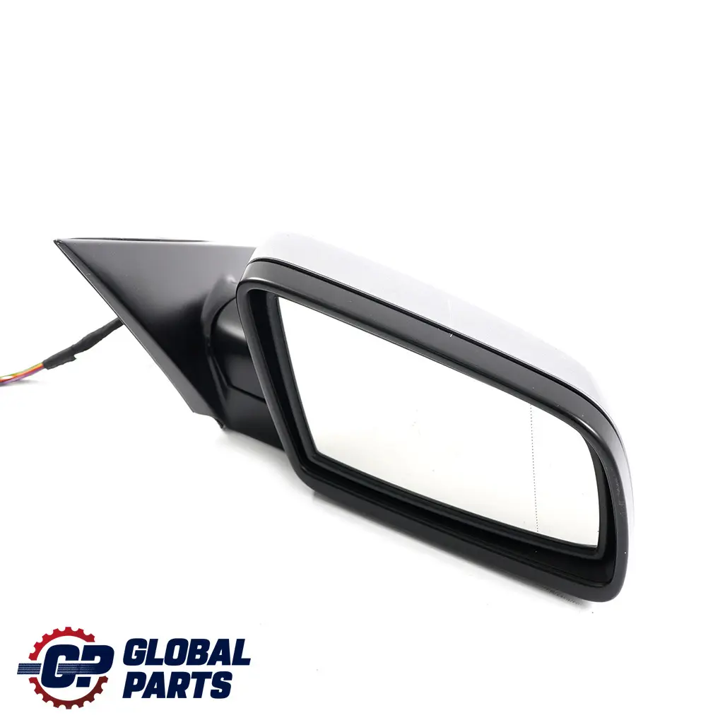 BMW 5 E60 E61 Auto Dip Power Fold Right Wing Mirror O/S Silbergrau Silver Grey - SKU rhd-7189502-SBG - Part number 7189502