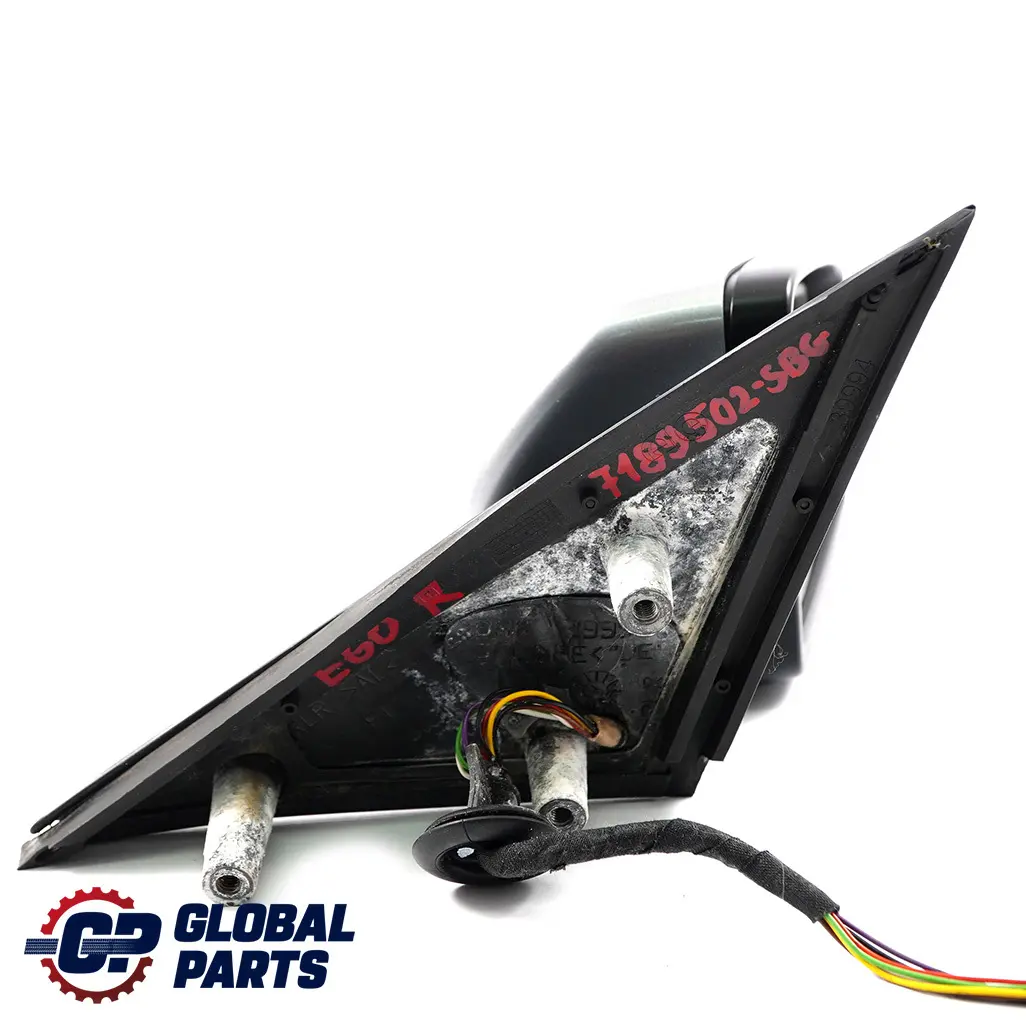 BMW 5 E60 E61 Auto Dip Power Fold Right Wing Mirror O/S Silbergrau Silver Grey - SKU rhd-7189502-SBG - Part number 7189502