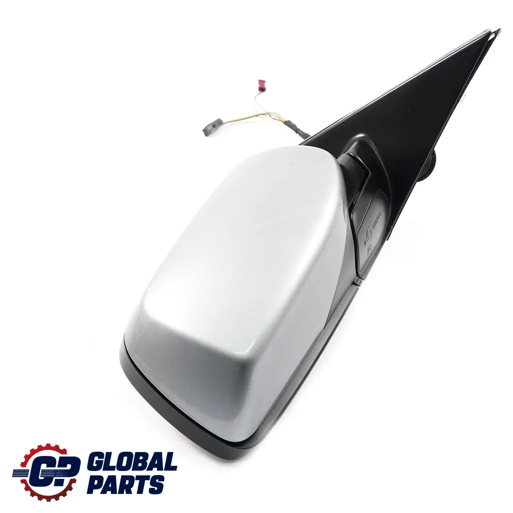 BMW 5 E60 E61 Auto Dip Power Fold Right Wing Mirror O/S Silbergrau Silver Grey - SKU rhd-7189502-SBG - Part number 7189502