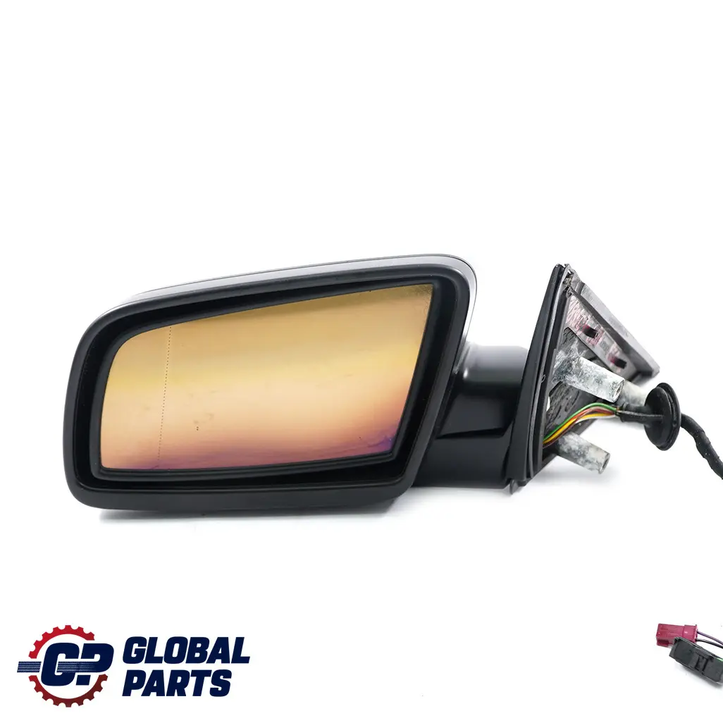 BMW 5 E60 E61 Auto Dip Power Fold Left Wing Mirror N/S Silbergrau Silver Grey - SKU rhd-7189503-SBG - Part number 7189503