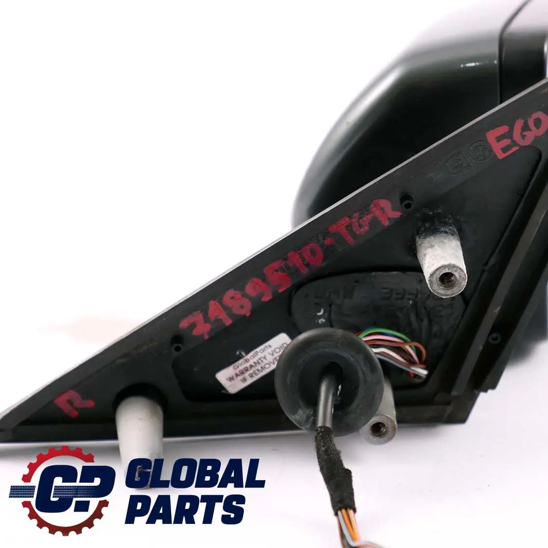BMW 5 Series E60 E61 Heated Right Wing Mirror Lightpacked O/S Titangrau Grey - SKU rhd-7189510-TGR - Part number 7189510