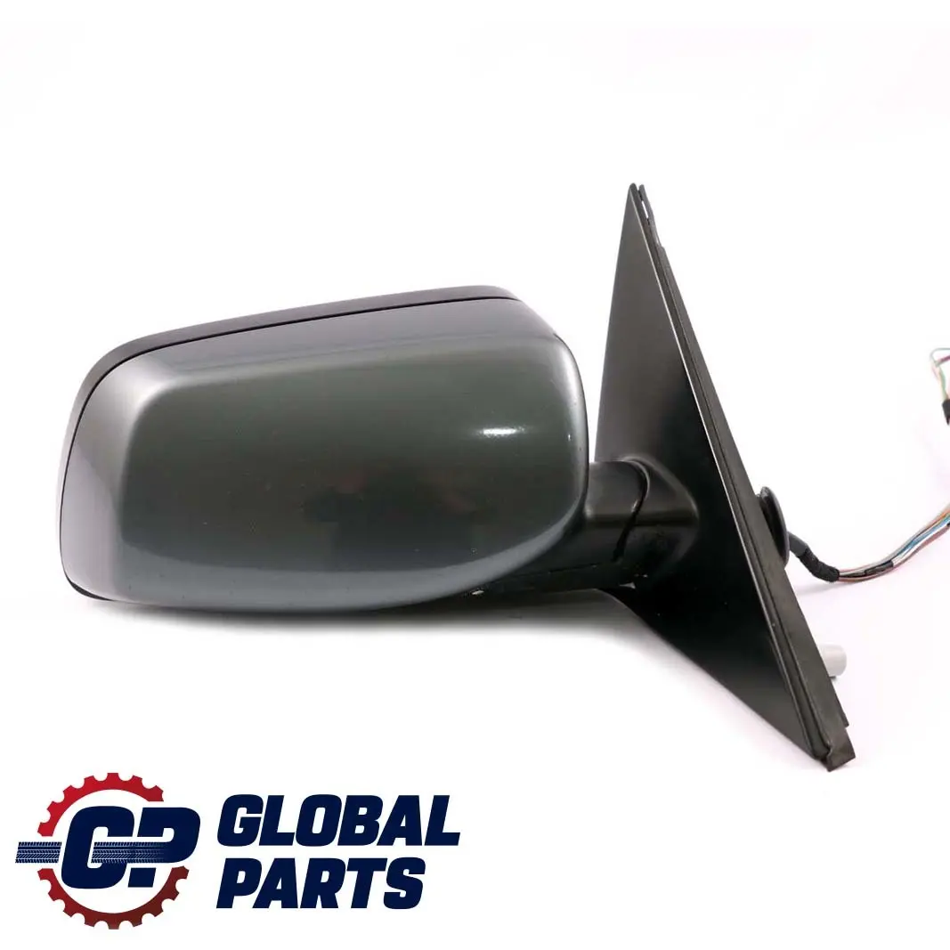 BMW 5 Series E60 E61 Heated Right Wing Mirror Lightpacked O/S Titangrau Grey - SKU rhd-7189510-TGR - Part number 7189510