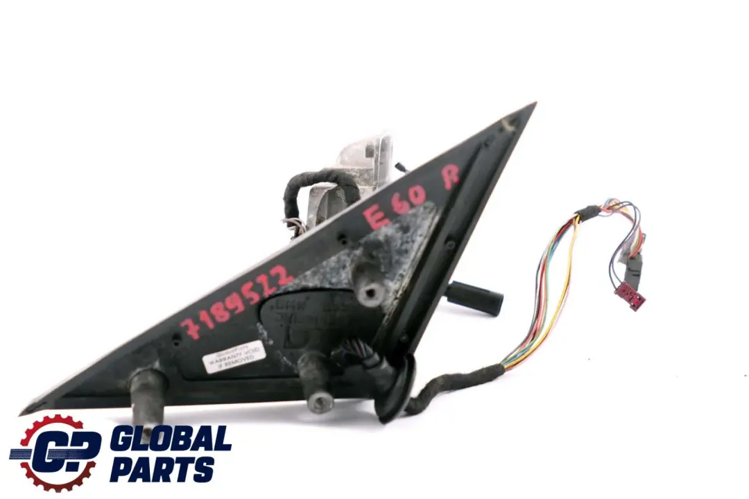 Dip Heated Right O/S Wing Mirror Base to BMW 5 Series E60 E61 Auto with Part number 7189522 BMW 5 Series E60 E61 Auto Dip Heated Right O/S Wing Mirror Base - SKU rhd-7189522 - Part number 7189522