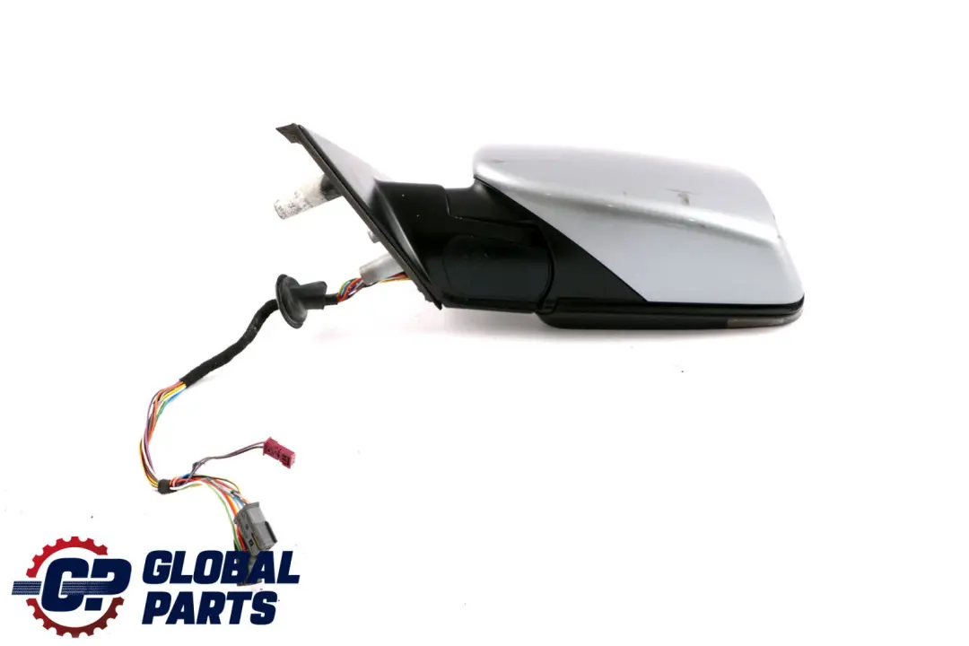 BMW 5 Series E60 E61 Auto Dip Left Wing Mirror N/S Silbergrau Silver Grey A08 - SKU rhd-7189523-SBG - Part number 7189523