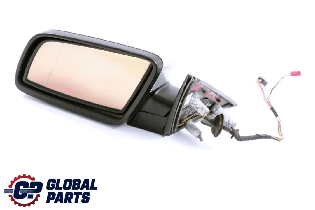 BMW 5 Series E60 E61 Auto Dip Left Wing Mirror N/S Titansilber Titanium Silver - SKU rhd-7189523-TS - Part number 7189523