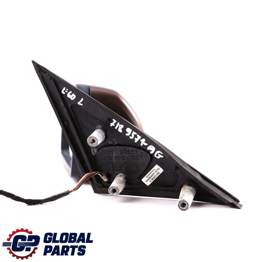 BMW 5 E60 E61 LCI Heated Left Wing Mirror N/S Amethystgrau Metallic A09 Grey - SKU rhd-7189571-AG - Part number 7189571