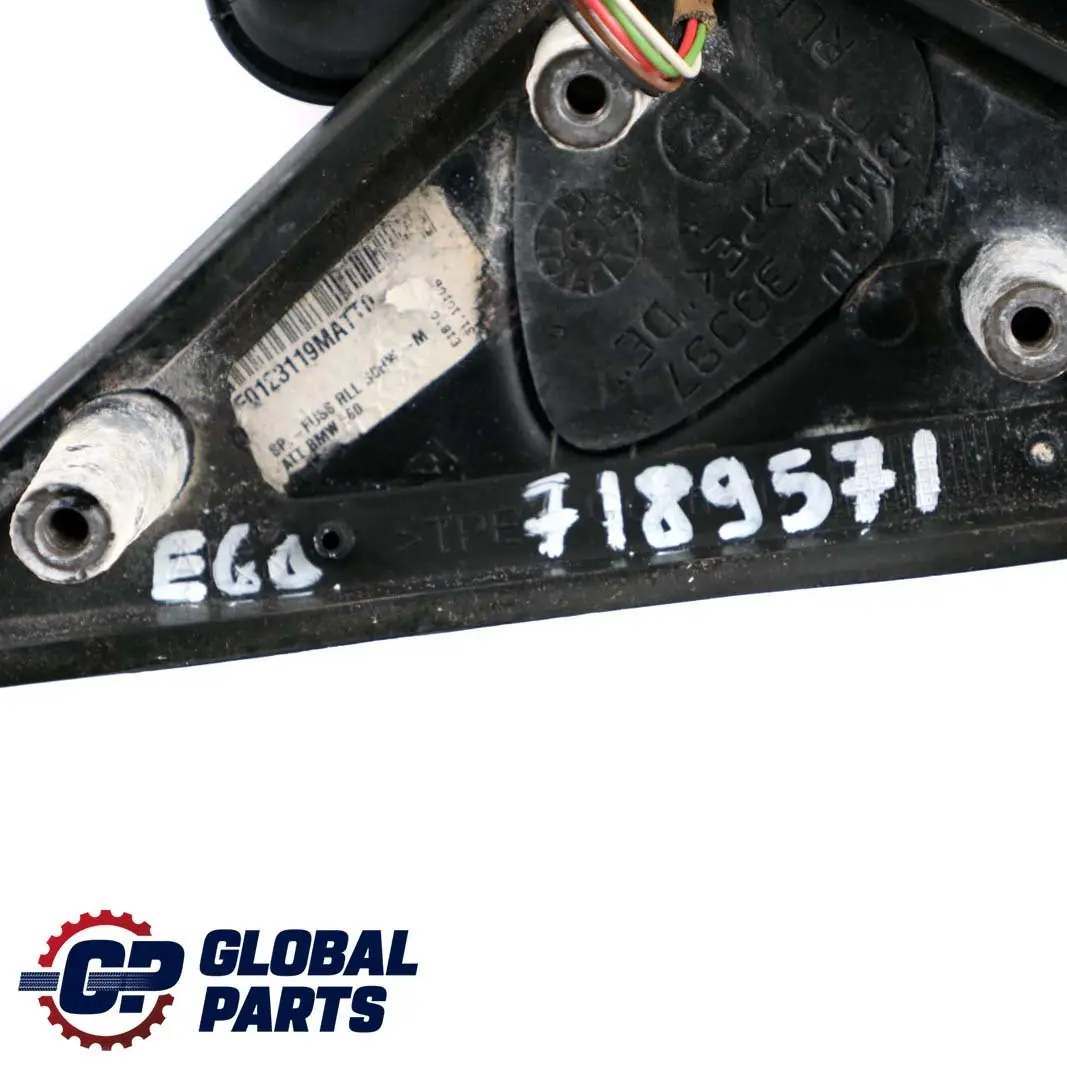 Heated Left Wing Mirror N/S Le Mans Blau Blue 381 to BMW 5 Series E60 E61 LCI with Part number 7189571 BMW 5 Series E60 E61 LCI Heated Left Wing Mirror N/S Le Mans Blau Blue 381 - SKU rhd-7189571-LMB - Part number 7189571