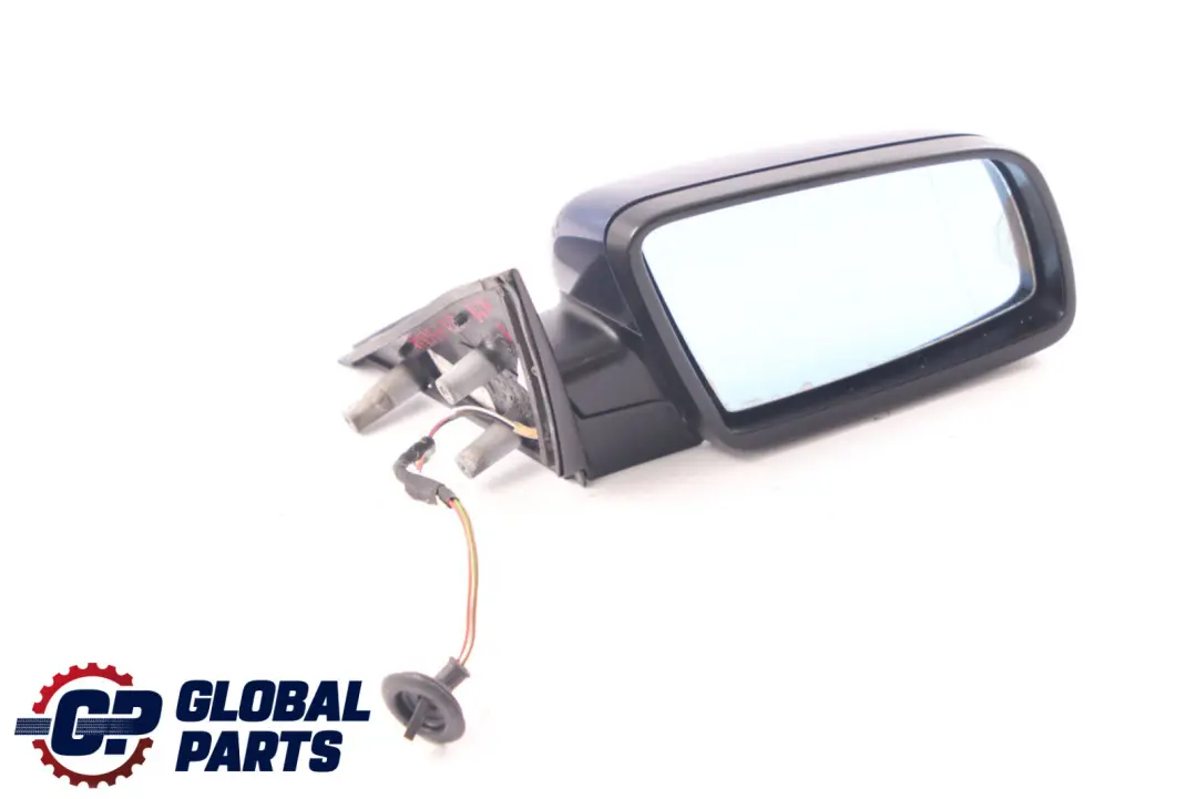 BMW 5 Series 2 E60 E61 LCI Heated Right Wing Mirror O/S Tiefseeblau Blue A76 - SKU rhd-7189572-DSB2 - Part number 7189572