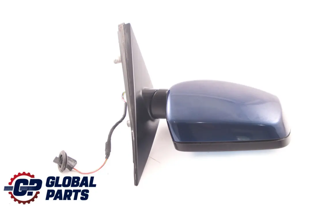 Heated Right Wing Mirror O/S Tiefseeblau Blue A76 to BMW 5 Series 2 E60 E61 LCI with Part number 7189572 BMW 5 Series 2 E60 E61 LCI Heated Right Wing Mirror O/S Tiefseeblau Blue A76 - SKU rhd-7189572-DSB2 - Part number 7189572