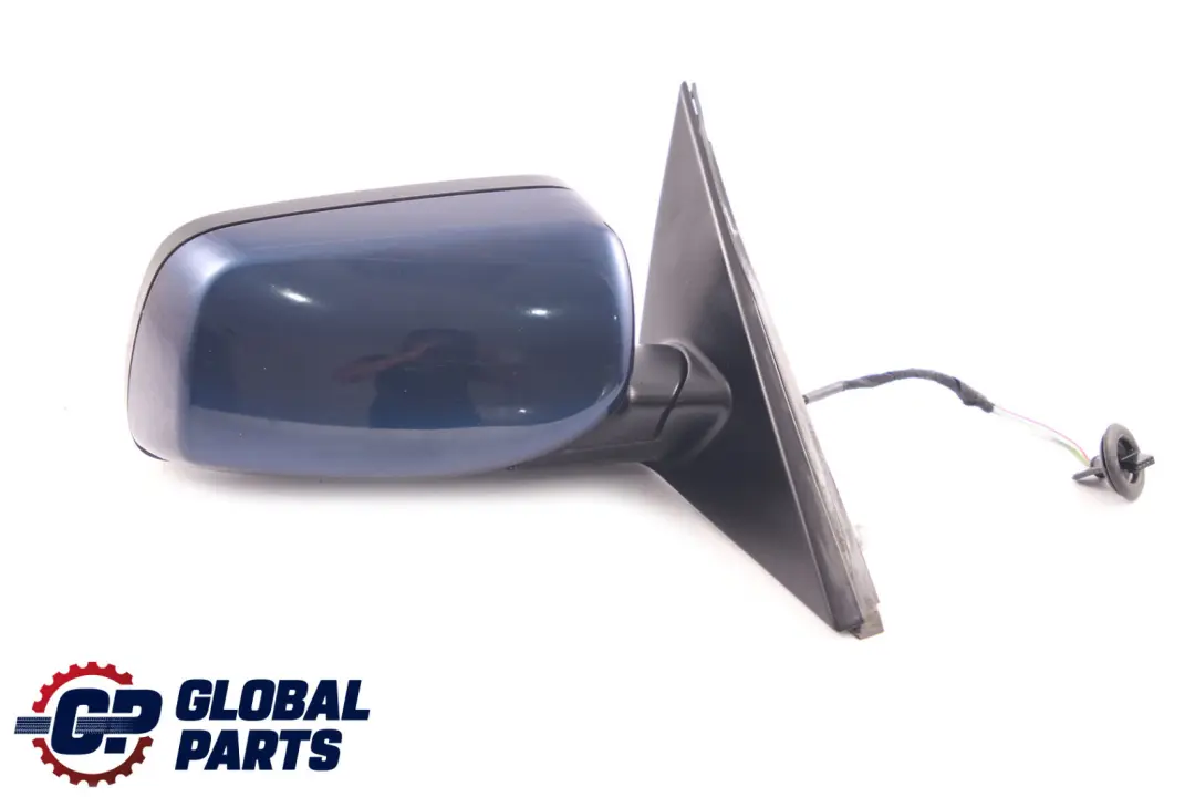 Heated Right Wing Mirror O/S Tiefseeblau Blue A76 to BMW 5 Series 2 E60 E61 LCI with Part number 7189572 BMW 5 Series 2 E60 E61 LCI Heated Right Wing Mirror O/S Tiefseeblau Blue A76 - SKU rhd-7189572-DSB2 - Part number 7189572