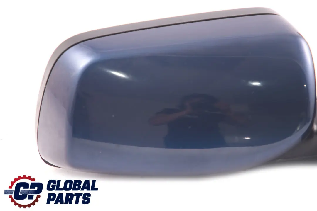 Heated Right Wing Mirror O/S Tiefseeblau Blue A76 to BMW 5 Series 2 E60 E61 LCI with Part number 7189572 BMW 5 Series 2 E60 E61 LCI Heated Right Wing Mirror O/S Tiefseeblau Blue A76 - SKU rhd-7189572-DSB2 - Part number 7189572