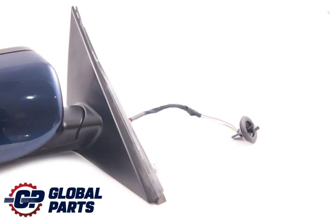 Heated Right Wing Mirror O/S Tiefseeblau Blue A76 to BMW 5 Series 2 E60 E61 LCI with Part number 7189572 BMW 5 Series 2 E60 E61 LCI Heated Right Wing Mirror O/S Tiefseeblau Blue A76 - SKU rhd-7189572-DSB2 - Part number 7189572
