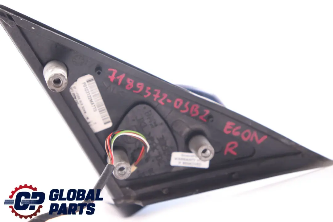 Heated Right Wing Mirror O/S Tiefseeblau Blue A76 to BMW 5 Series 2 E60 E61 LCI with Part number 7189572 BMW 5 Series 2 E60 E61 LCI Heated Right Wing Mirror O/S Tiefseeblau Blue A76 - SKU rhd-7189572-DSB2 - Part number 7189572