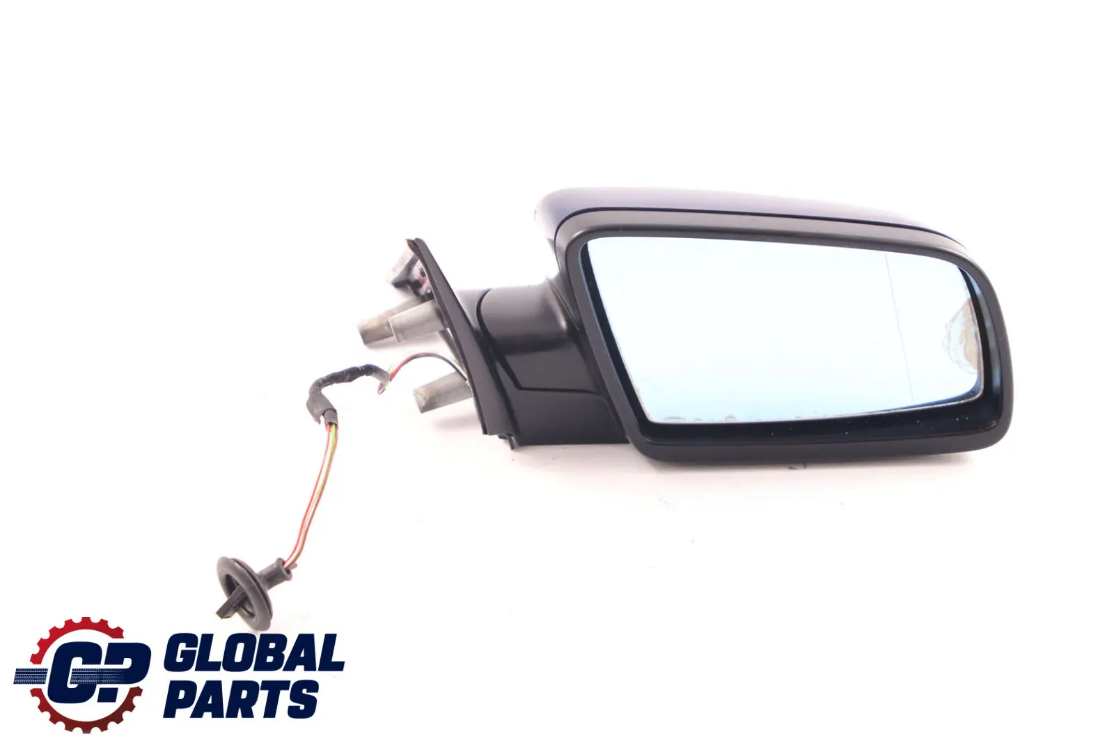 BMW 5 Series 2 E60 E61 LCI Heated Right Wing Mirror O/S Tiefseeblau Blue A76