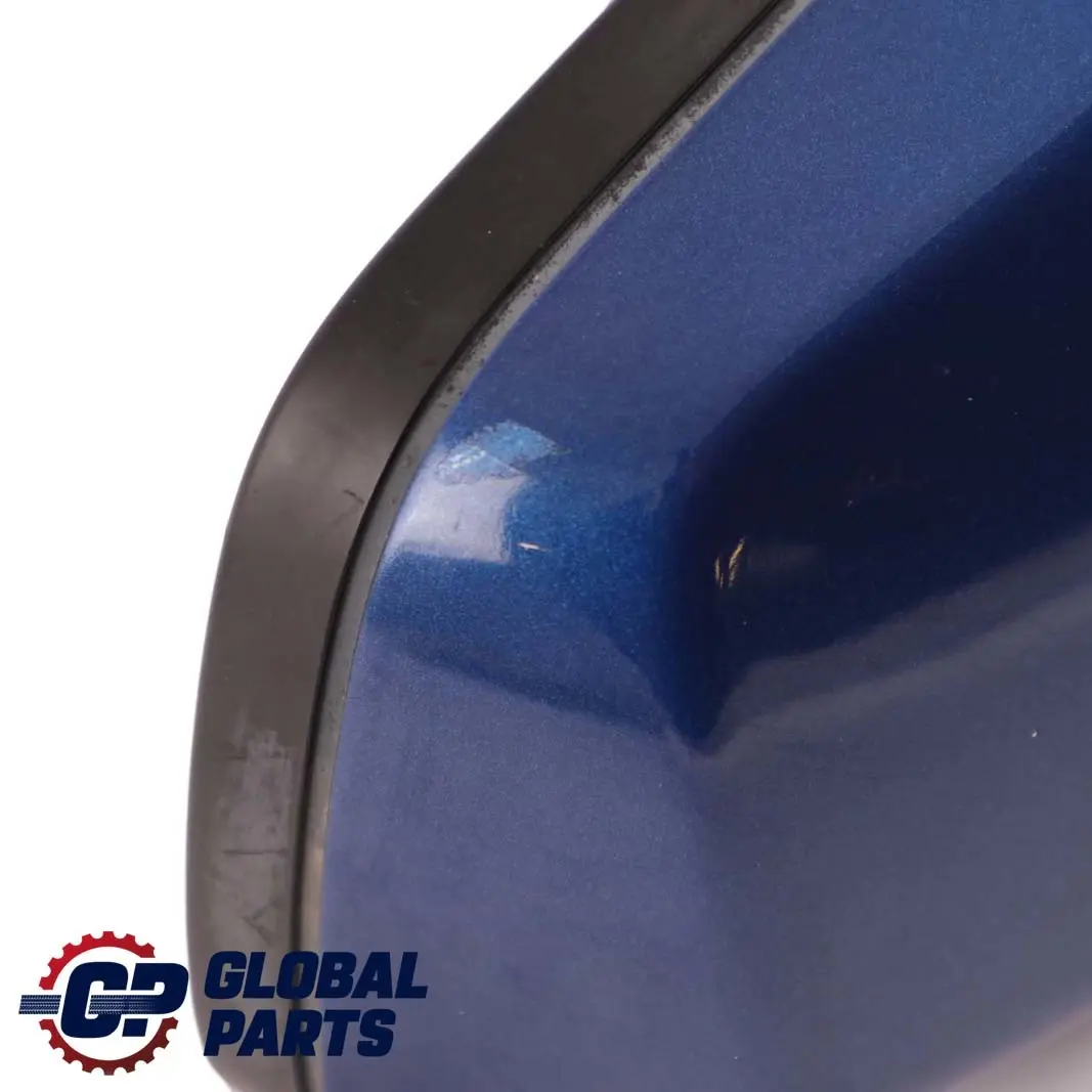 BMW 5 Series E60 E61 LCI Heated Right Wing Mirror O/S Le Mans Blau Blue 381 - SKU rhd-7189572-LMB - Part number 7189572