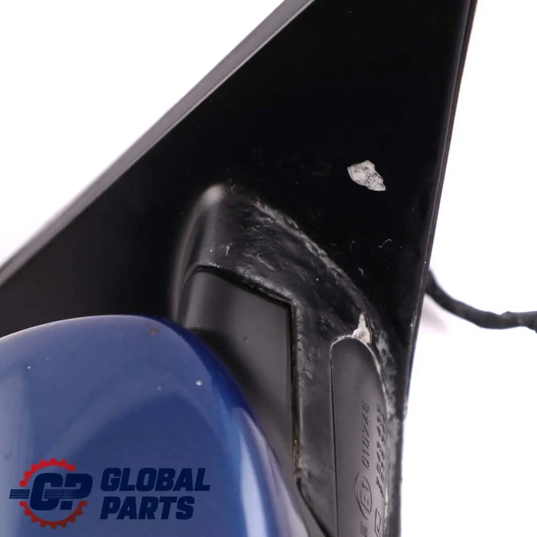 Heated Right Wing Mirror O/S Le Mans Blau Blue 381 to BMW 5 Series E60 E61 LCI with Part number 7189572 BMW 5 Series E60 E61 LCI Heated Right Wing Mirror O/S Le Mans Blau Blue 381 - SKU rhd-7189572-LMB - Part number 7189572